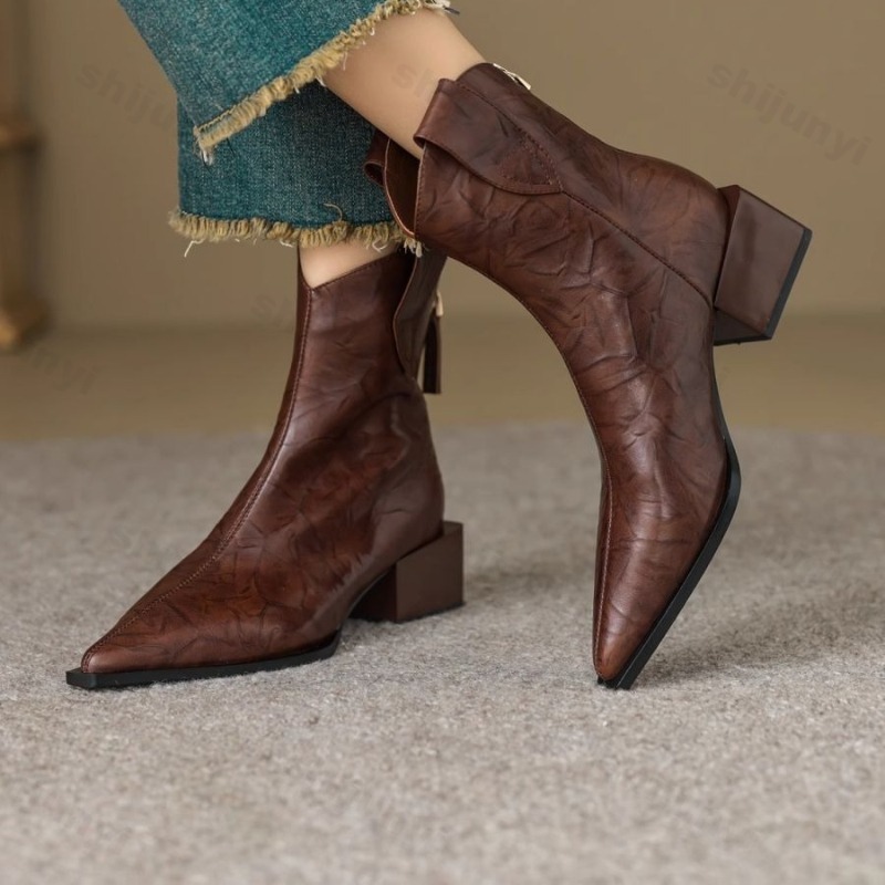 Western Cowgirl Boot - Vrouwen Westerse Cowgirl Laarzen 2025 Puntschoen