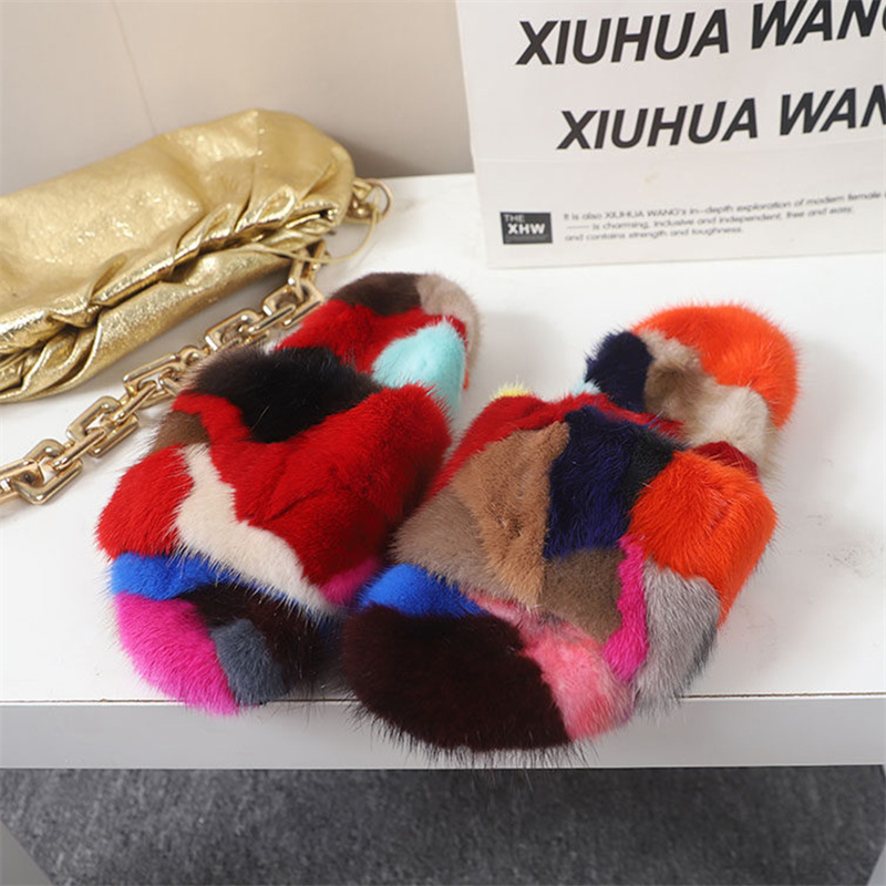 Women Shoes Winter - Pluizige pantoffels voor dames Winterpantoffels voor