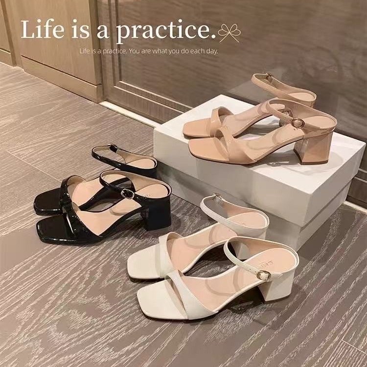 Wide Fit Heels - Vierkante teen, dikke hak, hoge hakken,
