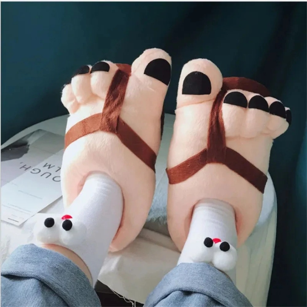 Women Shoes For Big Feet - Creatieve Mannen Vrouwen Winter Slippers Grote