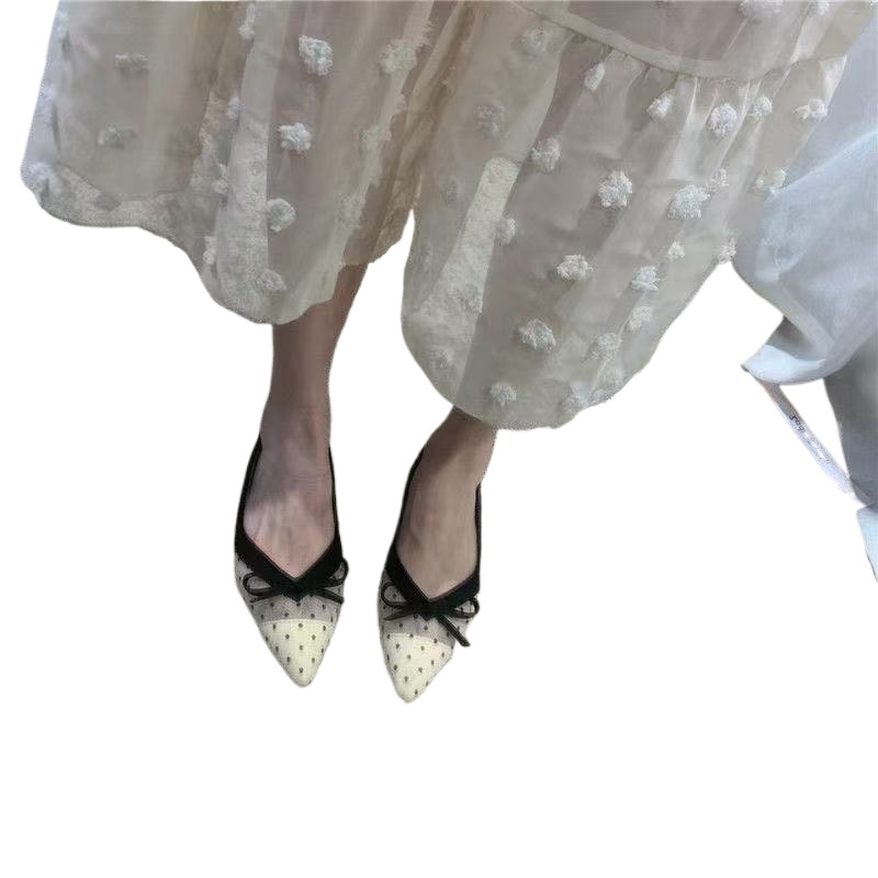 Women'S Shoes Large - Zomer 2026 Nieuwe Polka Dot Enkellaarsjes