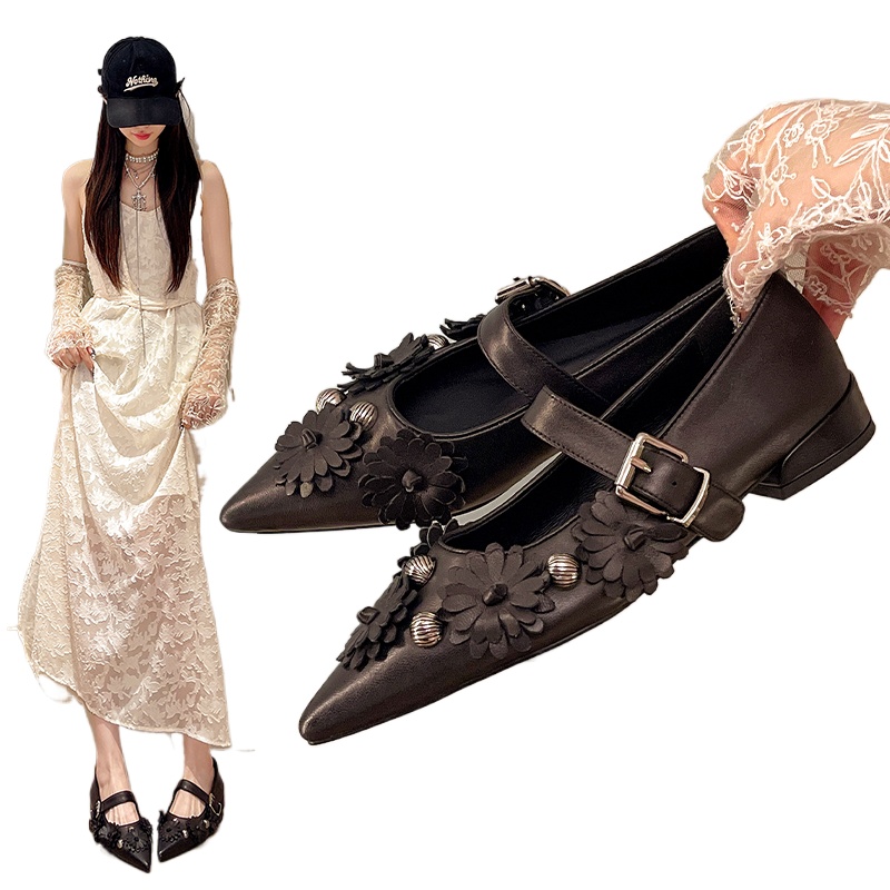 Metal gespschoen met metalen r - Shoes For Women Flats recensie en prijs