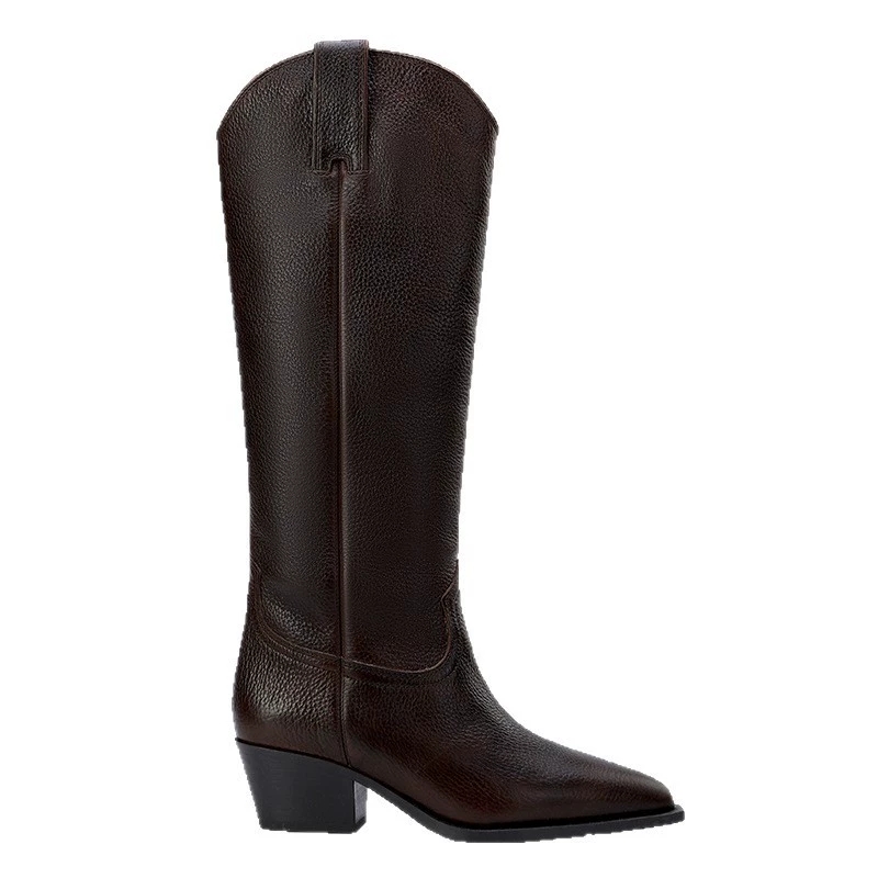 Dikke hak kniehoge laarzen dam - Western Cowgirl Boot recensie en prijs