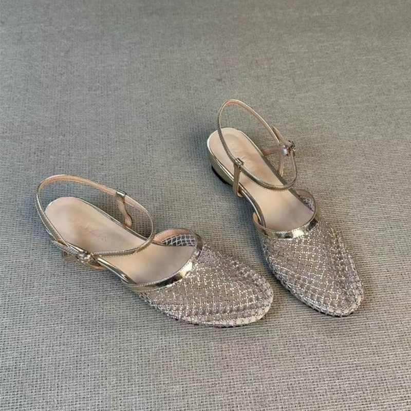 Vrouwen Mesh Sandalen Kristal  - Women Shoes Size 7 recensie en prijs