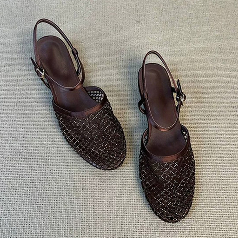 Vrouwen Mesh Sandalen Kristal  - Women Shoes Size 7 recensie en prijs