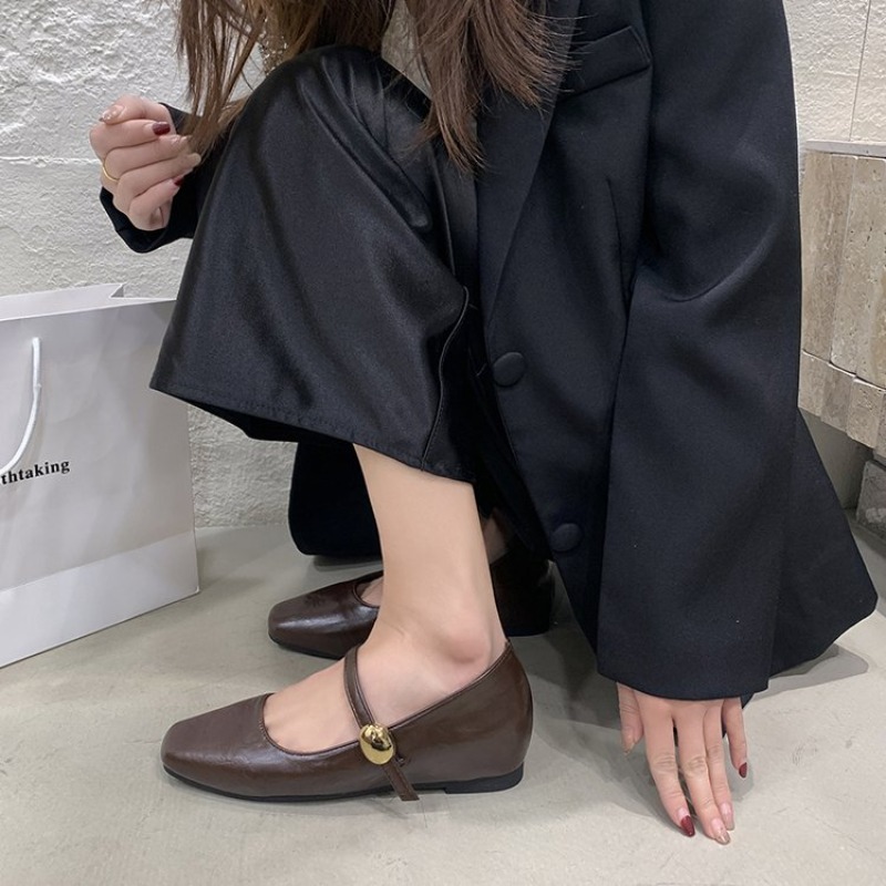 Ultrazachte leren zwarte insta - Shoes For Women Flats recensie en prijs