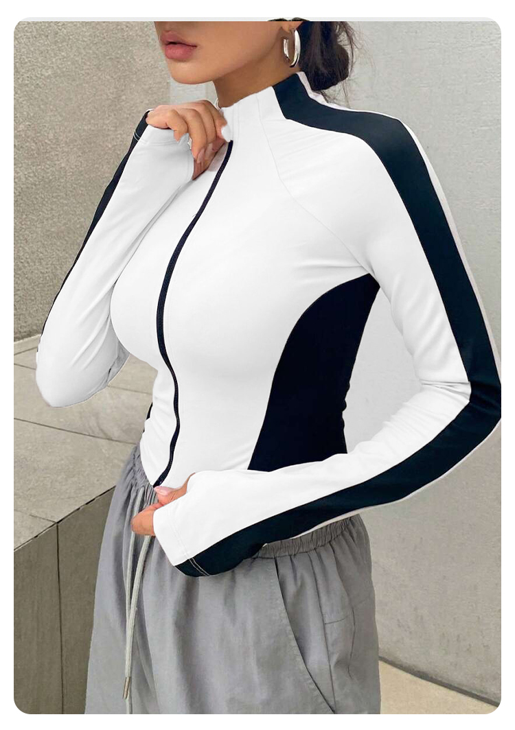 Yogakleding Jas met opstaande  - Women Shoes Zipper recensie en prijs
