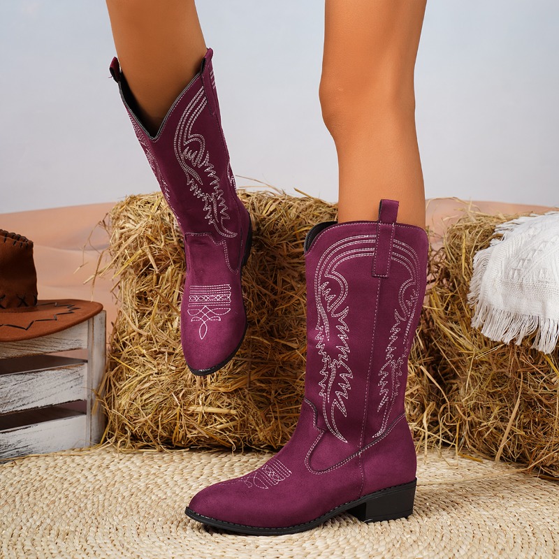 Dames Western Boots Suède Enke - Western Cowgirl Boot recensie en prijs