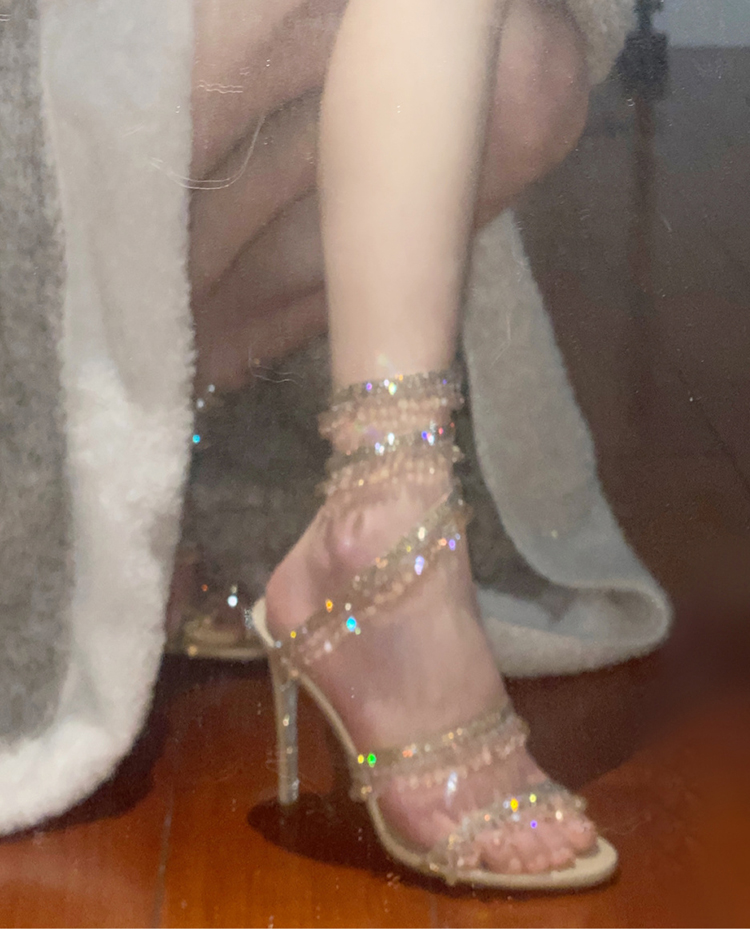 Zomer Shiner Crystal Drop Hoge - Rhinestone Sandal Women recensie en prijs