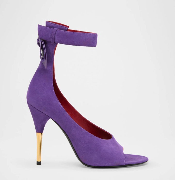 Zwart/paars suède peep toe enk - Women Shoes Zipper recensie en prijs