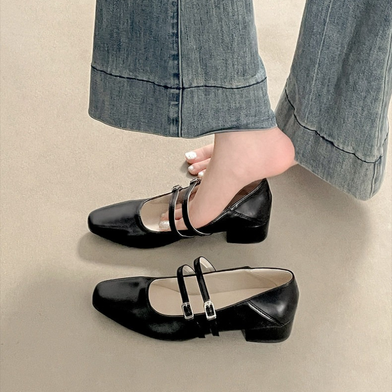 Vierkante neus lage hak dames  - Women'S Shoes Large recensie en prijs