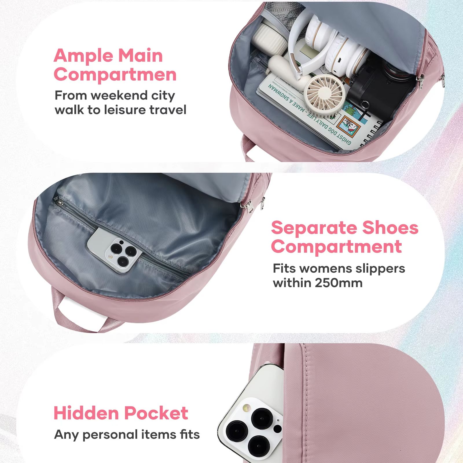 Tas voor dames, kleine sportru - Women Shoes Zipper recensie en prijs