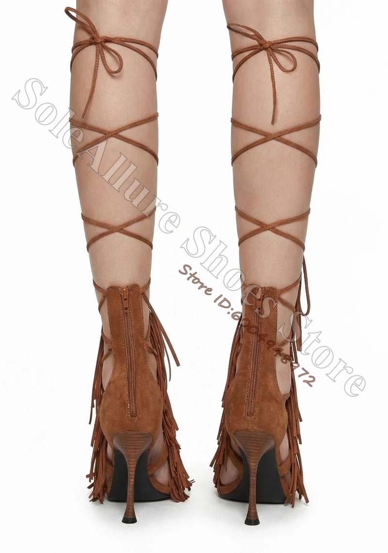 Bruine suède franje dijband gl - Western Cowgirl Boot recensie en prijs