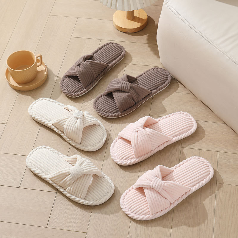 Corduroy kruisband huispantoff - Women Shoes Winter recensie en prijs